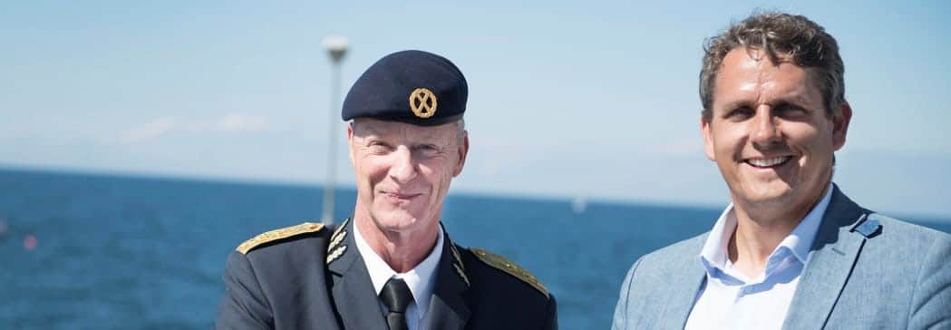 Major General Klas Eksell, Director of Human Resources, Swedish Armed Forces and Klas Lindström, 4C Strategies