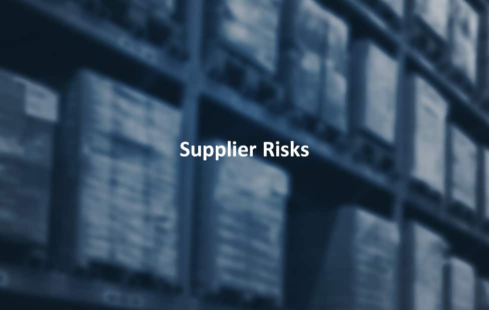 Supplier Risks and COVID-19